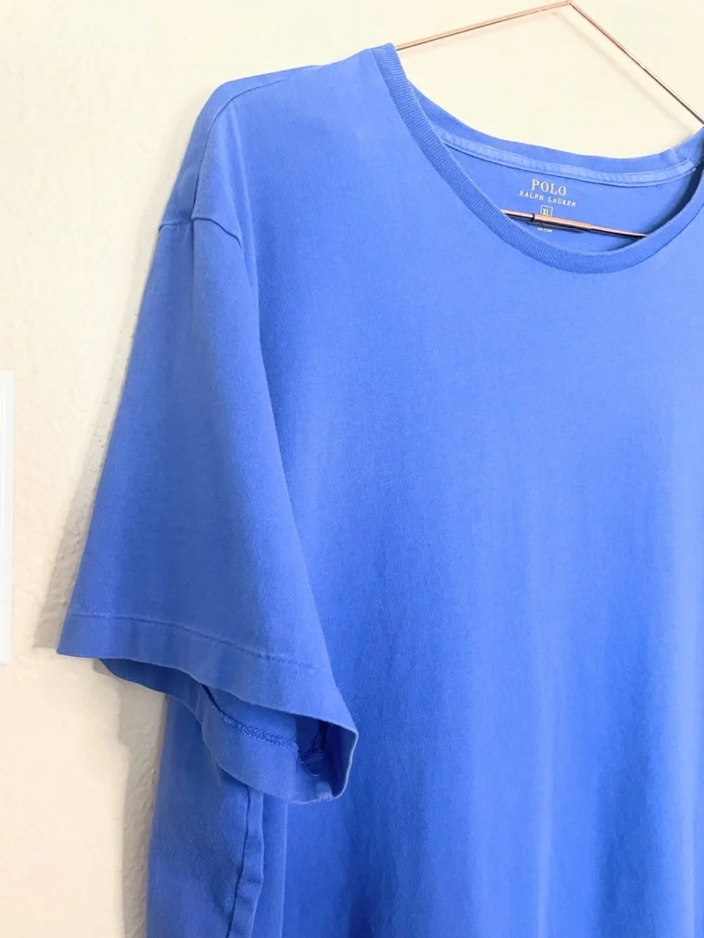 Polo Ralph Lauren Blue Tee XL Boxy Fit Minimal Streetwear